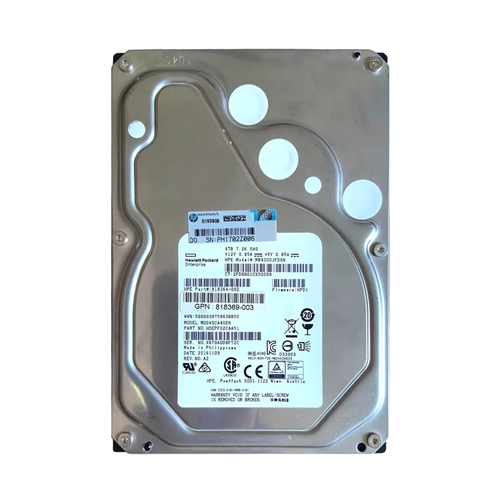 HP 818369-003 | 4TB 7200RPM SAS 12Gb/s 3.5-Inch Hard Drive Refurbished - Hewlett-Packard (ou HP en abrégé) refurbished available on Gotodirect