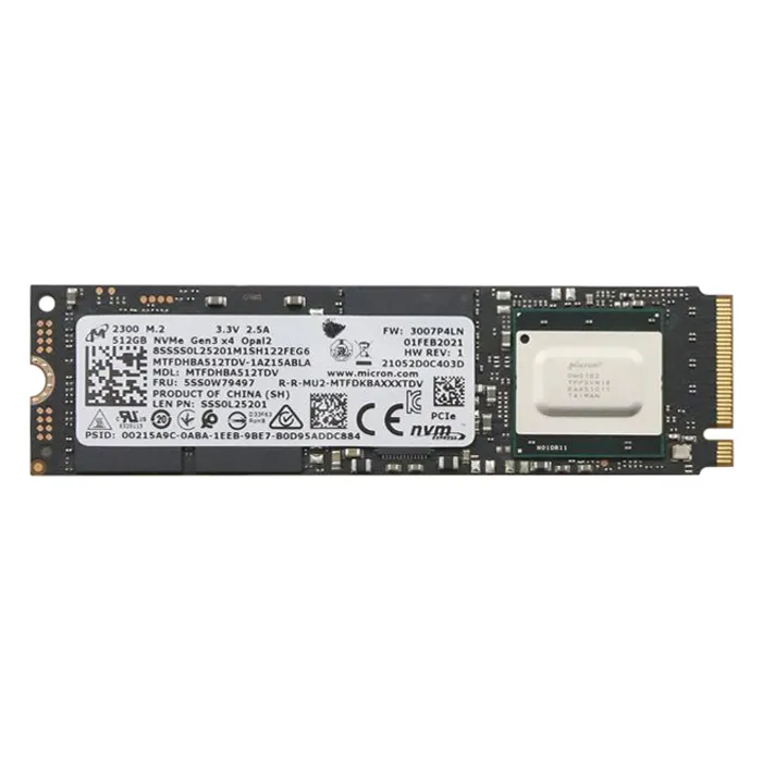 Lenovo 5SS0W79497 | 512GB TLC PCI Express 3.0 x4 NVMe M.2 2280 Internal Solid State Drive Refurbished - Lenovo refurbished available on Gotodirect
