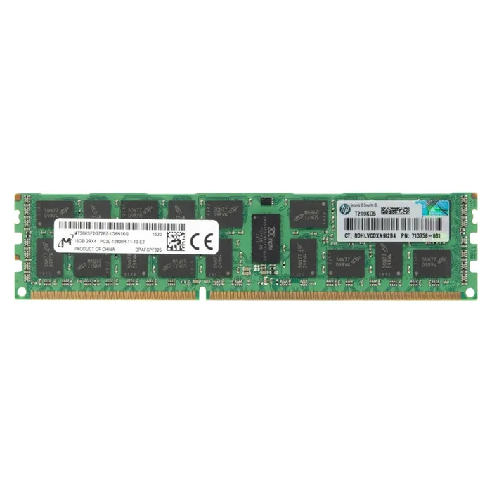 HP 713756-081 | 16GB DDR3-1600MHz PC3-12800 ECC Registered RDIMM CL11 2Rx4 1.35V 240-Pin Memory Module Refurbished - Hewlett-Packard (ou HP en abrégé) refurbished available on Gotodirect