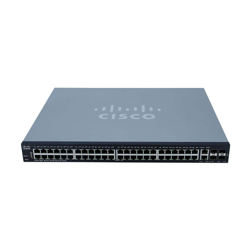Cisco SF250-48HP-K9-NA | Small Business 250 Series SF250-48HP 48 x Ports PoE+ 10/100Base-T + 2 x Ports RJ-45 + 2 x Ports Combo SFP + 2 x Ports SFP Layer 2 Managed 1U Rack-mountable Fast Ethernet Network Switch Refurbished - Cisco Systems Inc. refurbished available on Gotodirect