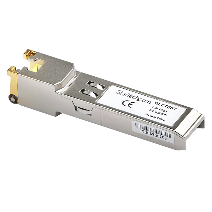 StarTech GLCTEST | 10Gb/s 1000Base-x T 100m Cat6/Cat5e RJ-45 Connector SFP Transceiver Module Refurbished - StarTech.com (standardized as per the brand's official website refurbished available on Gotodirect