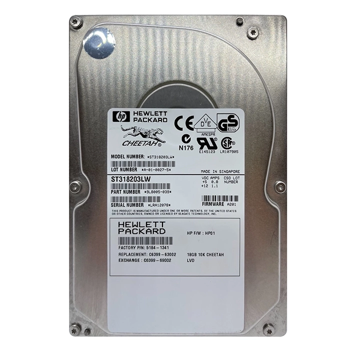 HP C6399-69002 | 18GB 10000RPM Ultra-2 Wide SCSI (LVD) 68-Pin 3.5-inch Hard Drive Refurbished - Hewlett-Packard (ou HP en abrégé) refurbished available on Gotodirect
