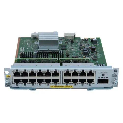HP J9992-61001 | Aruba 20 x PoE+ Ports 1000Base-T MACsec + 1 x Port QSFP+ Module for 5400R zl2 Switch Series Refurbished - Hewlett-Packard (ou HP en abrégé) refurbished available on Gotodirect