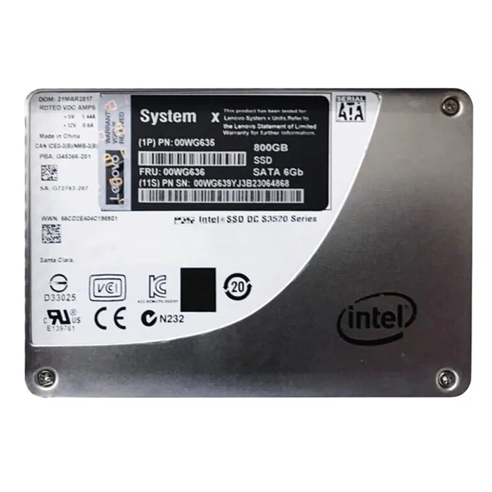 Lenovo 00WG639 | Solid State Drive 800GB 6G SATA Mlc 2.5-Inch Sff Hot-Swap For Thinksystem Refurbished - Lenovo refurbished available on Gotodirect