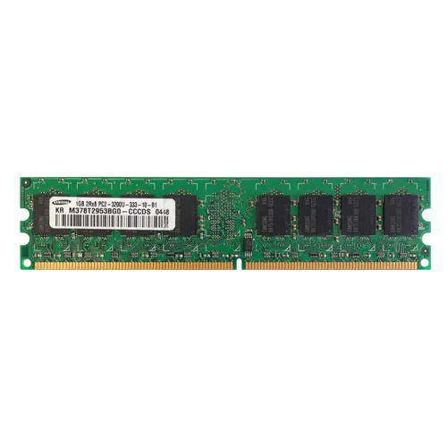 Samsung M378T2953BG0-CCCDS | 1GB DDR2-400MHz PC2-3200 Non-ECC Unbuffered UDIMM CL3 2Rx8 1.8V 240-Pin Memory Module Refurbished - Samsung refurbished available on Gotodirect