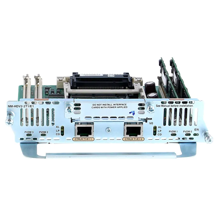 Cisco NM-HDV2-2T1-E1 | 2 x Ports T1/E1 1 x VIC/VWIC WAN IP Communications High-Density Digital Voice/Fax Network Module Refurbished - Cisco Systems Inc. refurbished available on Gotodirect