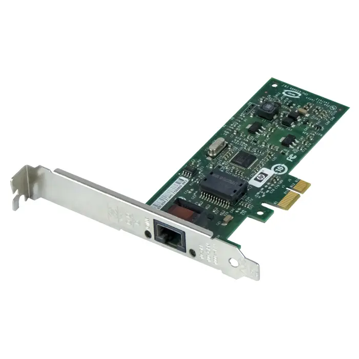 HP NC112T | Single-Port RJ-45 1Gb/s 10Base-T/100Base-TX/1000Base-T Gigabit Ethernet PCI Express x1 Server Network Adapter for ProLiant Servers Refurbished - Hewlett-Packard (ou HP en abrégé) refurbished available on Gotodirect