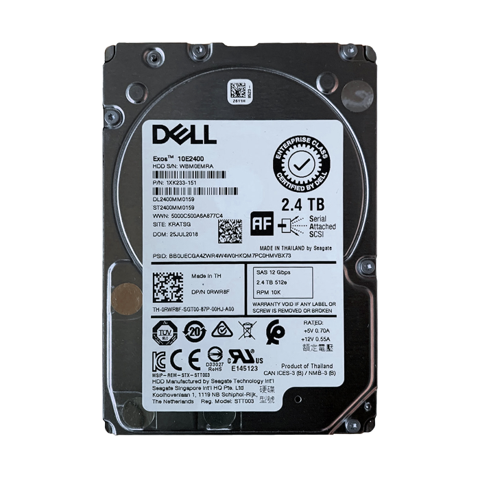 Seagate DL2400MM0159 | Exos 10E2400 2.4TB 10000RPM 12Gb/s SAS 256MB Cache 2.5-inch Hard Drive Refurbished - Seagate refurbished available on Gotodirect