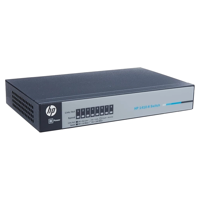 HP J9661-60001 | OfficeConnect 1410 Series 1410-8 8 x 10/100Base-TX RJ-45 Ports Layer 2 Unmanaged Fast Ethernet Network Switch Refurbished - Hewlett-Packard (ou HP en abrégé) refurbished available on Gotodirect