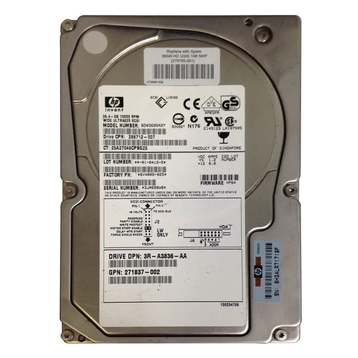 Seagate 9V4005-025 | Cheetah 10K.6 Series 36.4GB 10000RPM Ultra320 SCSI 8MB Cache (CE) 68-Pin 3.5-Inch Hard Drive Refurbished - Seagate refurbished available on Gotodirect