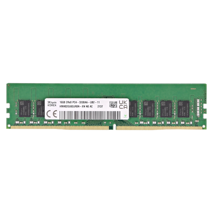 Hynix HMA82GU6DJR8N-XNN0AC | 16GB DDR4-3200MHz Non-ECC Unbuffered CL22 288-Pin UDIMM 1.2V 2Rx8 Memory Module Refurbished -  refurbished available on Gotodirect