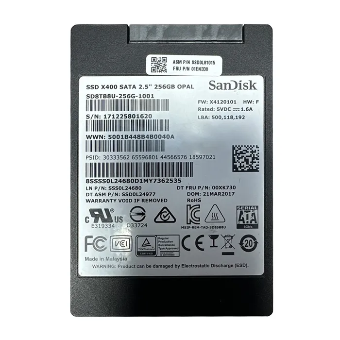 Lenovo 01EN338 | 256GB Triple-Level Cell SATA 6Gb/s 2.5-Inch Solid State Drive Refurbished - Lenovo refurbished available on Gotodirect