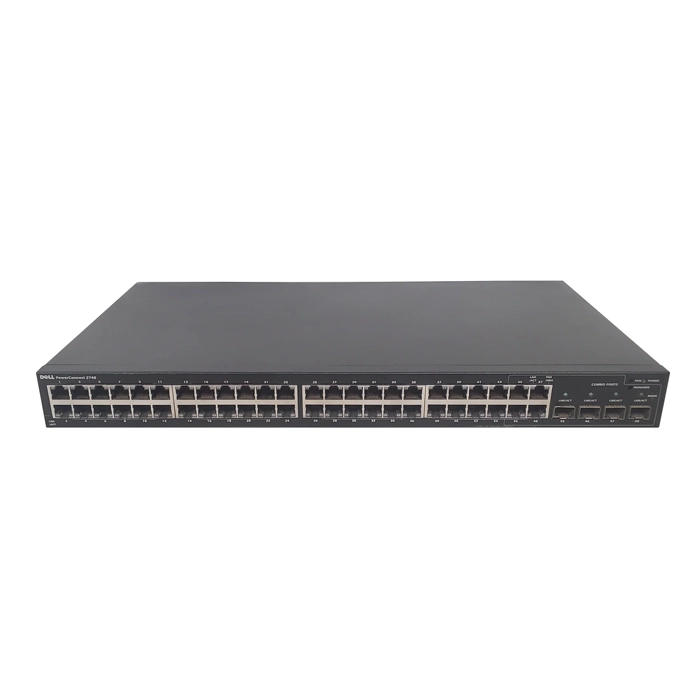 Dell XP166 | PowerConnect 2748 48-Ports 10/100/1000Base-T + 4-Ports SFP Layer 3 Managed Gigabit Ethernet Network Switch Refurbished - Dell refurbished available on Gotodirect