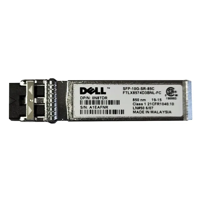 Dell N8TDR | 10Gb/s 10GBase-SR Multi-Mode Fibre 850nm 300m SFP+ Transceiver Module Refurbished - Dell refurbished available on Gotodirect