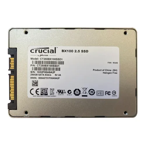 Crucial CT250BX100SSD1 | Bx100 250GB Multi-Level Cell SATA 6Gb/s 2.5-Inch Solid State Drive Refurbished - Crucial refurbished available on Gotodirect