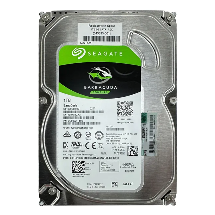 Seagate ST1000DM010 | BarraCuda 1TB 7200RPM SATA 6Gb/s 64MB Cache (512e) 3.5-Inch Hard Drive Refurbished - Seagate refurbished available on Gotodirect