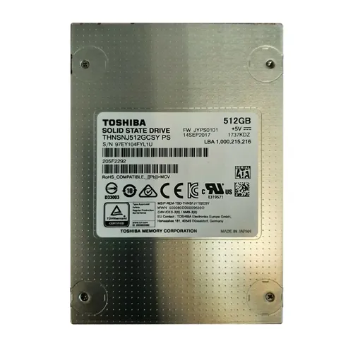 Toshiba THNSNJ512GCSY | HG6 Series 512GB Multi-Level Cell SATA 6Gb/s NAND Flash Hot-Pluggable 2.5-Inch Solid State Drive Refurbished - Toshiba refurbished available on Gotodirect