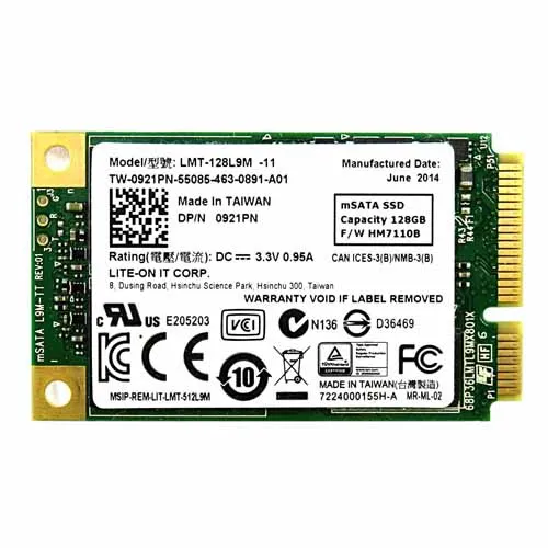 Dell 921PN | 128GB Mini PCI Express mSATA Solid State Drive for Latitude Laptops Refurbished - Dell refurbished available on Gotodirect