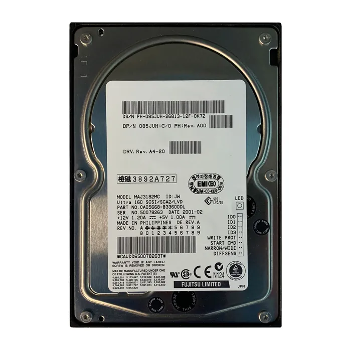 Dell PH085JUH | 18GB 10000RPM Ultra-160 SCSI 80-Pin 4MB Cache 3.5-Inch Internal Hard Drive Refurbished - Dell refurbished available on Gotodirect