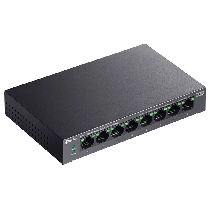 Buy TP-LINK LS108GP | 8-Ports Gigabit Ethernet PoE+ Unmanaged Switch Refurbished - $225.79 TP-LINK LS108GP | 8-Ports Gigabit Ethernet PoE+ Unmanaged Switch Refurbished - TP-Link refurbished available on Gotodirect