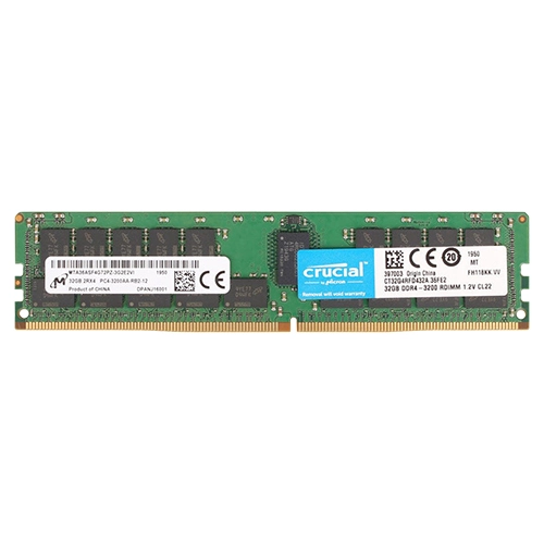 Buy Crucial CT32G4RFD432A.36FE2 | 32GB DDR4-3200MHz PC4-25600 ECC Registered RDIMM CL22 2Rx4 1.2V 288-Pin Memory Module Refurbished - $632.13 Crucial CT32G4RFD432A.36FE2 | 32GB DDR4-3200MHz PC4-25600 ECC Registered RDIMM CL22 2Rx4 1.2V 288-Pin Memory Module Refurbished - Crucial refurbished available on Gotodirect