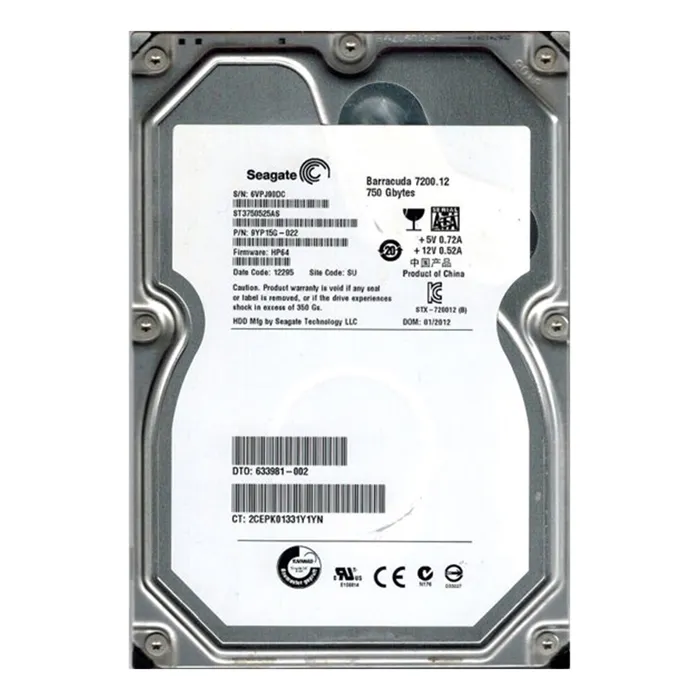 Seagate 9YP15G-022 | BarraCuda 7200.12 750GB 3.5-inch 6GB/s SATA NCQ 7200RPM 32MB Cache Desktop Hard Drive Refurbished - Seagate refurbished available on Gotodirect