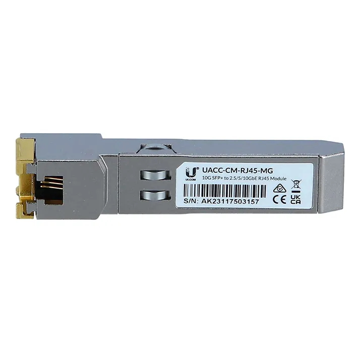 Ubiquiti UACC-CM-RJ45-MG | SFP+ to RJ45 Adapter Refurbished - Ubiquiti refurbished available on Gotodirect