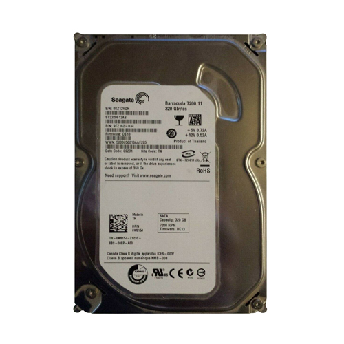 Dell 0W815J | 320GB 7200RPM SATA 3Gb/s 16MB Cache 3.5-Inch Hard drive Refurbished - Dell refurbished available on Gotodirect