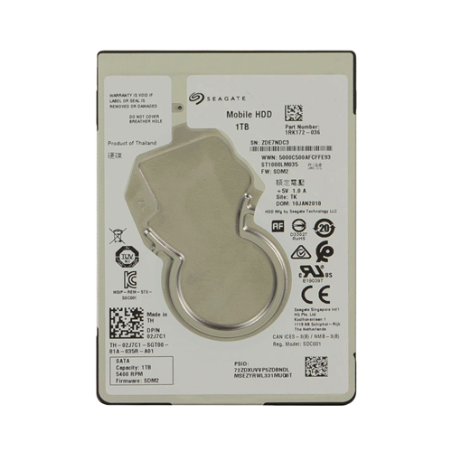 Seagate ST1000LM035 | Mobile 1TB 5400RPM SATA 6Gb/s 128MB Cache (RoHS) 2.5-Inch Hard Drive Refurbished - Seagate refurbished available on Gotodirect