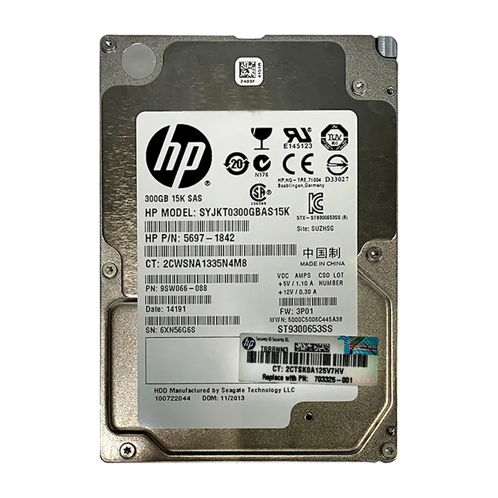 HP 703325-001 | 300GB 15000RPM SAS 6Gb/s 64MB Cache 2.5-inch Hard Drive Refurbished - Hewlett-Packard (ou HP en abrégé) refurbished available on Gotodirect