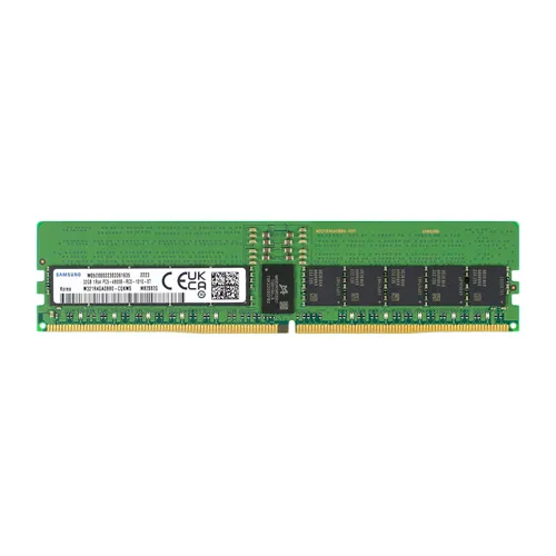Samsung M321R4GA0BB0-CQKMS | 32GB DDR5-4800MHz PC5-38400 ECC Registered RDIMM CL40 1Rx4 1.1V 288-Pin Memory Module Refurbished - Samsung refurbished available on Gotodirect