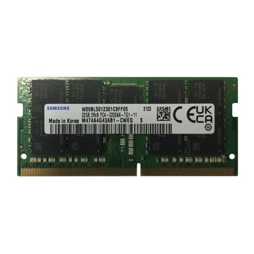 Samsung M474A4G43AB1-CWE | 32GB DDR4-3200MHz PC4-25600 ECC Unbuffered SODIMM CL22 2Rx8 1.2V 260-Pin Memory Module Refurbished - Samsung refurbished available on Gotodirect