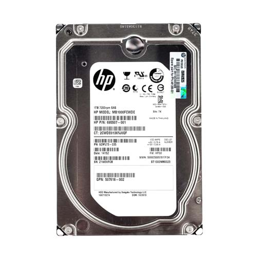 Buy HP 695507-001 | 1TB 7200RPM SAS 3Gb/s LFF Hot-Pluggable Dual Port 3.5-inch Midline Hard Drive for Gen1/7 ProLiant Server/Storage Array Refurbished - $171.73 HP 695507-001 | 1TB 7200RPM SAS 3Gb/s LFF Hot-Pluggable Dual Port 3.5-inch Midline Hard Drive for Gen1/7 ProLiant Server/Storage Array Refurbished - Hewlett-Packard (ou HP en abrégé) refurbished available on Gotodirect