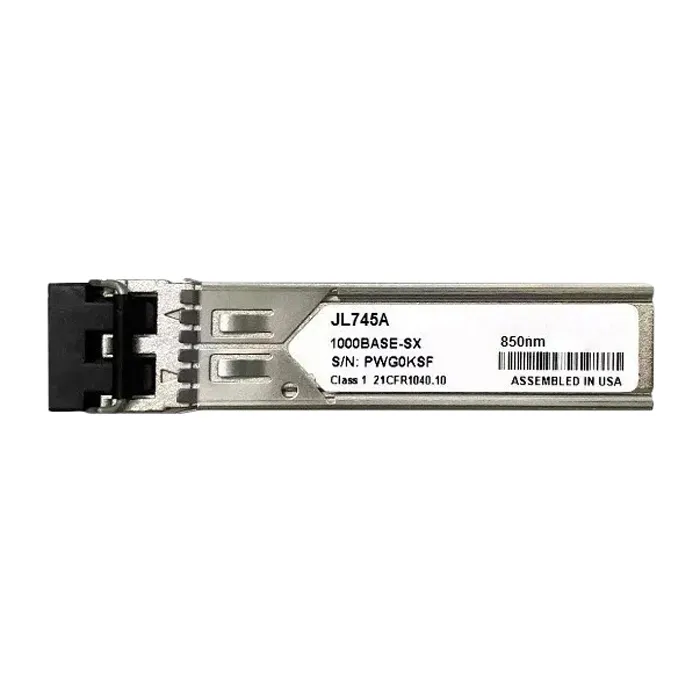 HP JL745-61001 | Aruba 1Gb/s 1000Base-SX Multi-Mode Fibre 850nm 550m LC Connector SFP(mini-GBIC) Transceiver Module Refurbished - Hewlett-Packard (ou HP en abrégé) refurbished available on Gotodirect