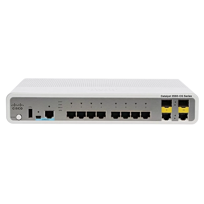 Buy Cisco WS-C3560CG-8TC-S= | Catalyst 3560-C Series 3560CG-8TC 8 x 10/100/1000Base-T RJ-45 and 2 x 1G RJ-45/SFP Dual Purpose Uplink Ports Layer 2 Managed Gigabit Ethernet Network Switch Refurbished - $1314.35 Cisco WS-C3560CG-8TC-S= | Catalyst 3560-C Series 3560CG-8TC 8 x 10/100/1000Base-T RJ-45 and 2 x 1G RJ-45/SFP Dual Purpose Uplink Ports Layer 2 Managed Gigabit Ethernet Network Switch Refurbished - Cisco Systems Inc. refurbished available on Gotodirect