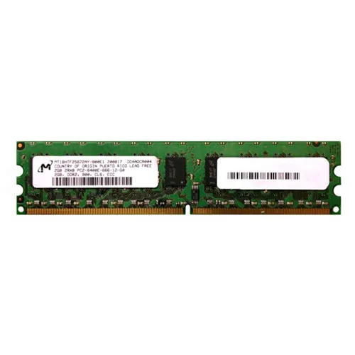 Micron MT18HTF25672AY-800E1 | 2GB DDR2-800MHz PC2-6400 ECC Unbuffered UDIMM CL6 2Rx8 1.8V 240-Pin Memory Module Refurbished -  refurbished available on Gotodirect