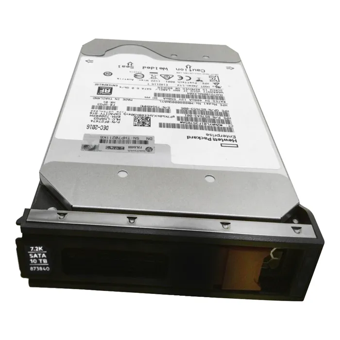 HP 873840-001 | 10TB 7200RPM SATA 6GB/s Hot-Pluggable 3.5-Inch LPc Hard Drive for ProLiant Gen8/Gen9/Gen10/Gen10+/Gen11 Servers Refurbished - Hewlett-Packard (ou HP en abrégé) refurbished available on Gotodirect
