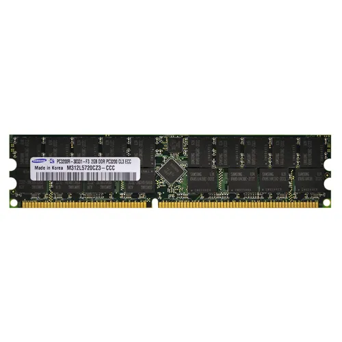 Samsung M312L5720CZ3-CCC | 2GB DDR-400MHz PC3200 ECC Registered RDIMM CL3 2Rx4 2.5V 184-Pin Memory Module Refurbished - Samsung refurbished available on Gotodirect