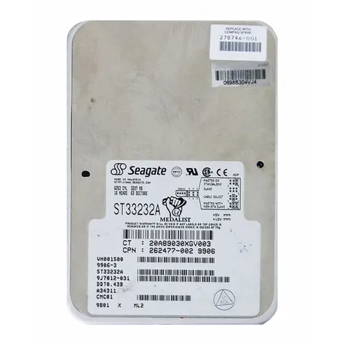 Compaq 278746-001 | 3.2GB 5400RPM ATA/IDE Hard Drive Refurbished -  refurbished available on Gotodirect