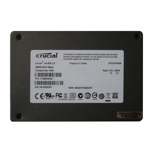 Crucial CT256M4SSD1 | M4 256GB Multi-Level Cell SATA 6Gb/s 2.5-Inch Solid State Drive Refurbished - Crucial refurbished available on Gotodirect