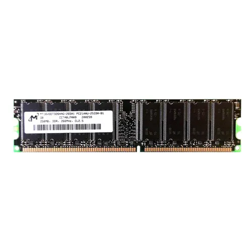 Micron MT16VDDT3264AG-265A1 | 256MB DDR-266MHz PC-2100 Non-ECC Unbuffered UDIMM CL2.5 2Rx8 2.5V 184-Pin Memory Module Refurbished -  refurbished available on Gotodirect