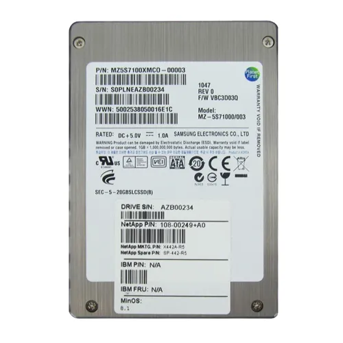 Buy NetApp X442A-R5 | 100GB SATA 3Gb/s 3.5-Inch Solid State Drive for Storage System Refurbished - $324.81 NetApp X442A-R5 | 100GB SATA 3Gb/s 3.5-Inch Solid State Drive for Storage System Refurbished - refurbished available on Gotodirect