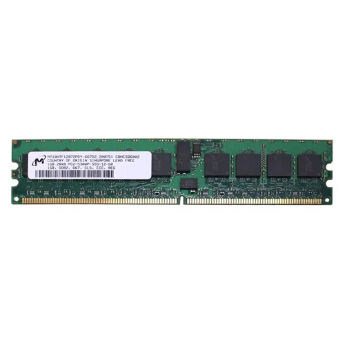 Micron MT18HTF12872PDY-667D2 | 1GB DDR2-667MHz PC2-5300 ECC Registered RDIMM CL5 2Rx8 1.8V 240-Pin Memory Module Refurbished -  refurbished available on Gotodirect