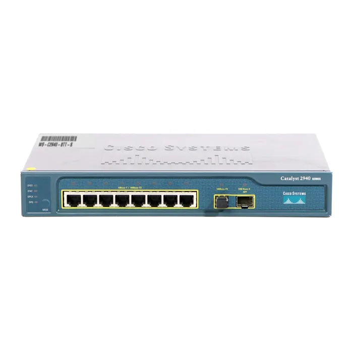 Buy Cisco WS-C2940-8TF-S-RF | Catalyst 2940 Series C2940-8T 8 x RJ-45 Ports 10/100Base-TX Layer 2 Managed Rack-mountable Fast Ethernet Network Switch Refurbished - $257.50 Cisco WS-C2940-8TF-S-RF | Catalyst 2940 Series C2940-8T 8 x RJ-45 Ports 10/100Base-TX Layer 2 Managed Rack-mountable Fast Ethernet Network Switch Refurbished - Cisco Systems Inc. refurbished available on Gotodirect