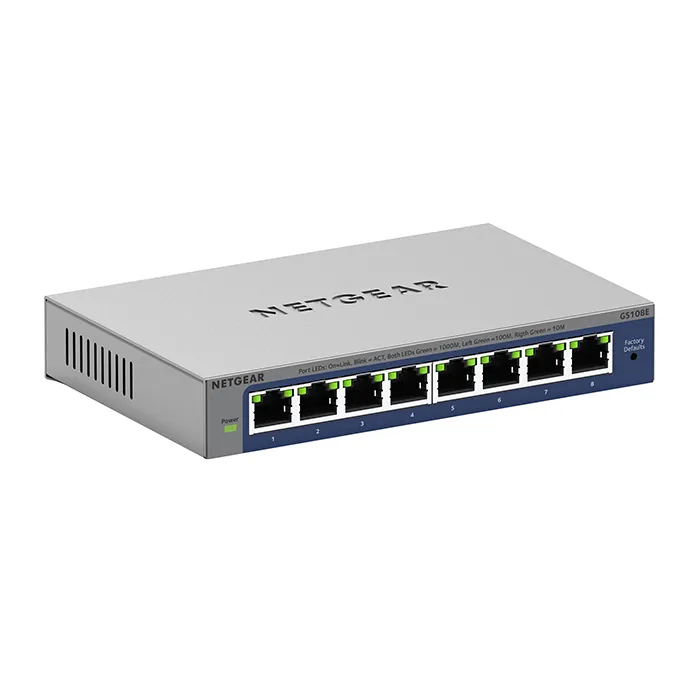 Buy Netgear GS108E-400NAS | GS108E 8-Ports Gigabit Unmanaged Network Switch Refurbished - $206.55 Netgear GS108E-400NAS | GS108E 8-Ports Gigabit Unmanaged Network Switch Refurbished - Netgear refurbished available on Gotodirect