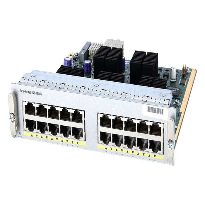 Cisco WS-X4920-GB-RJ45 | Catalyst 4900M 20 x Ports 10/100/1000Base-T Switch Module Refurbished - Cisco Systems Inc. refurbished available on Gotodirect