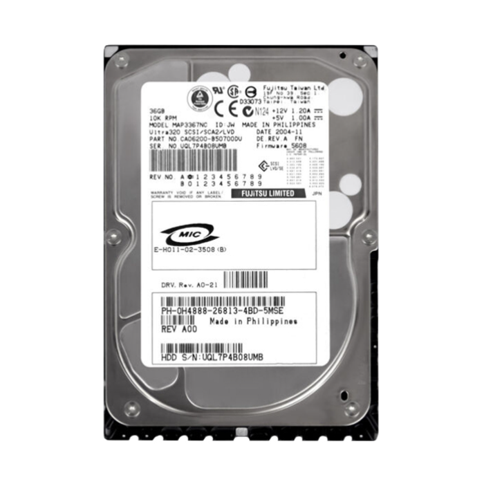 Dell 0H4888 | 36GB 10000RPM Ultra320 SCSI 80-Pin 3.5-Inch Hard Drive Refurbished - Dell refurbished available on Gotodirect