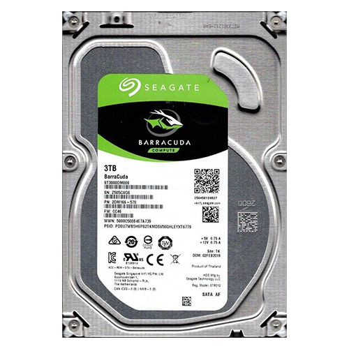 Seagate ST3000DM008 | BarraCuda 3TB 5400RPM SATA 6Gbps 256MB Cache 3.5-inch Internal Hard Drive Refurbished - Seagate refurbished available on Gotodirect