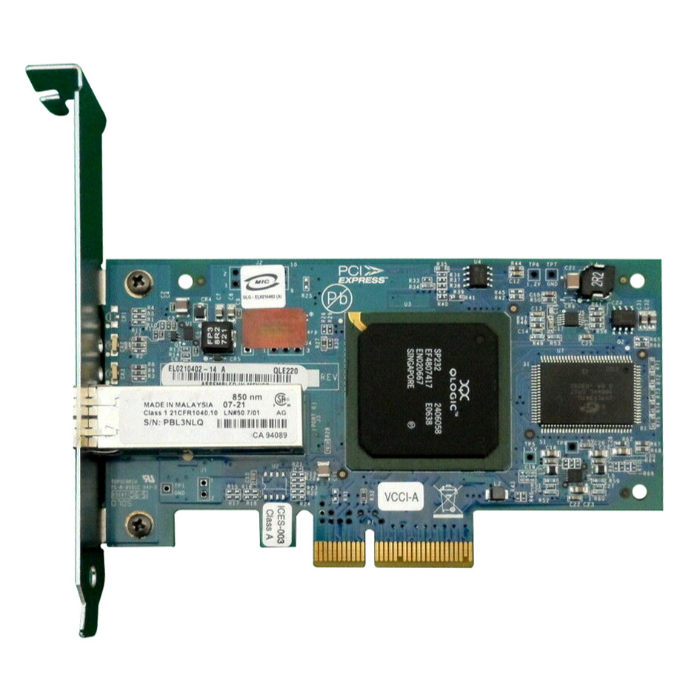 Dell 0DR345 | QLE220 1 x Port Fibre Channel 4Gb/s PCI Express x4 Low-profile Host Bus Adapter with Standard Bracket Card Refurbished - Dell refurbished available on Gotodirect
