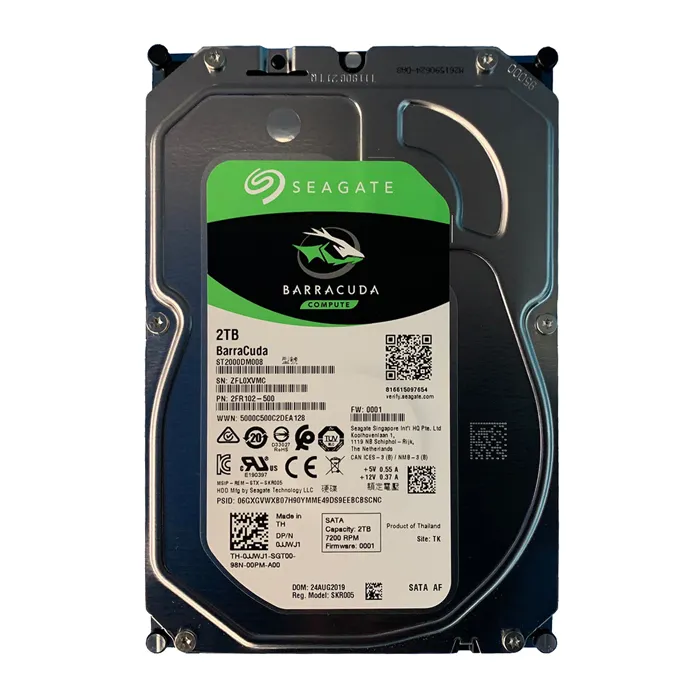 Seagate ST2000DM008 | BarraCuda 2TB 7200RPM SATA 6Gb/s 256MB Cache (512e) 3.5-Inch Hard Drive Refurbished - Seagate refurbished available on Gotodirect